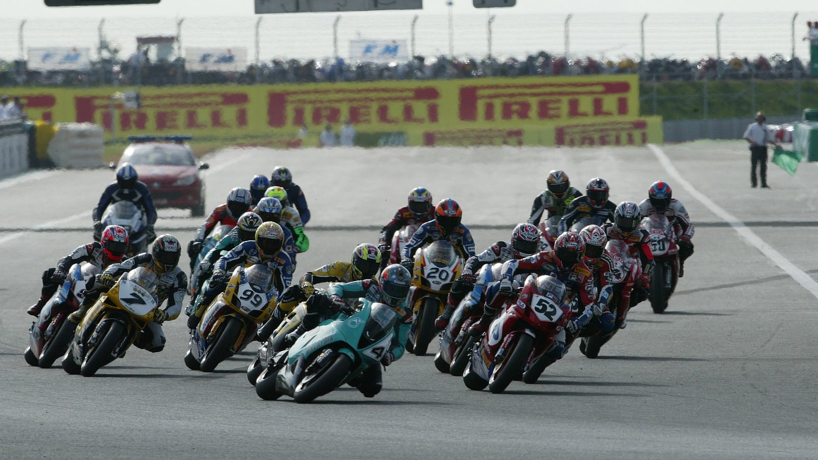 Start, Magny Cours Race 2 WSBK, 2004