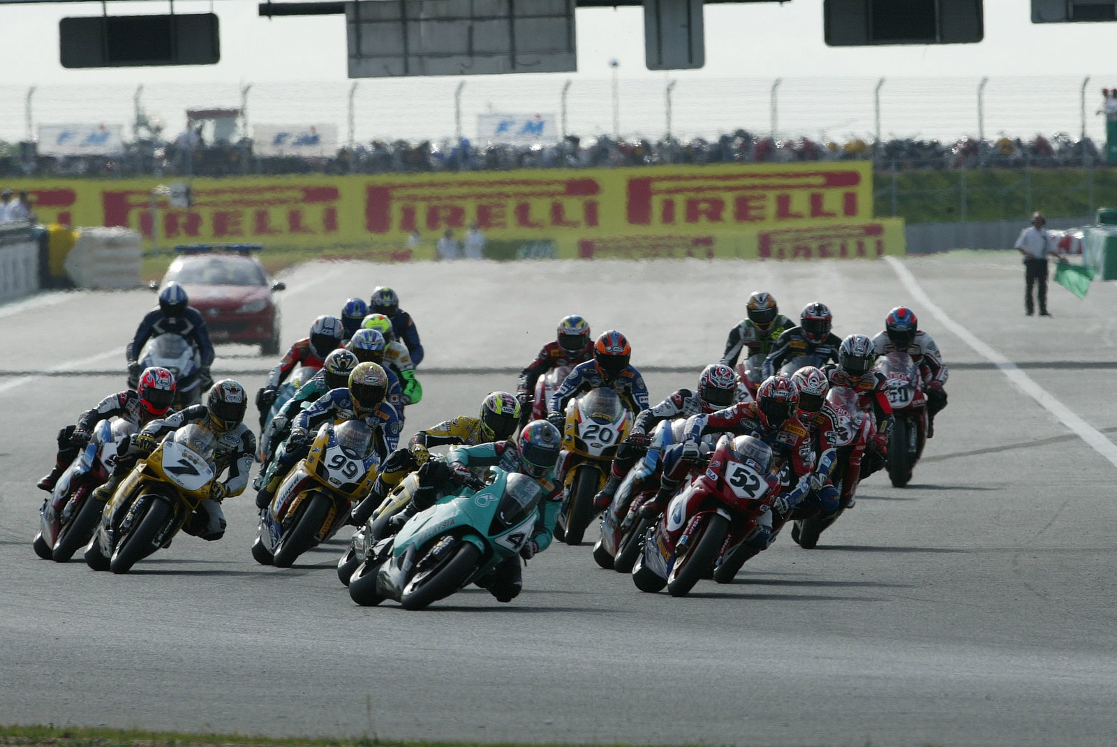 Start, Magny Cours Race 2 WSBK, 2004