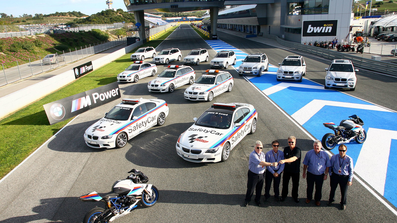 BMW satety car presentation, Spanish MotoGP 2008