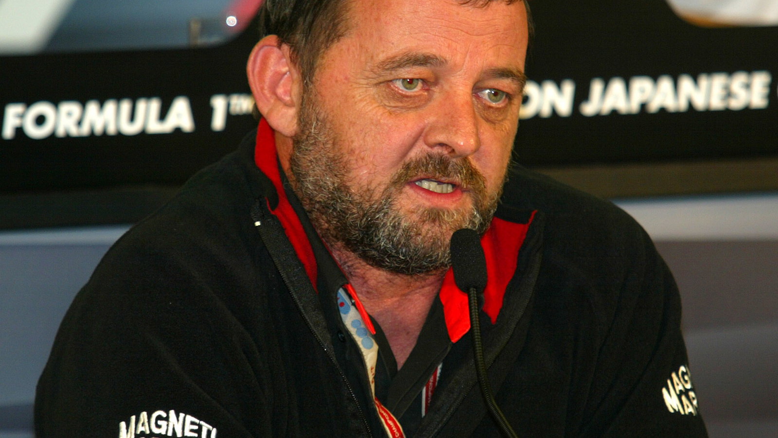 Paul Stoddart at Friday`s FIA press conference in Japan