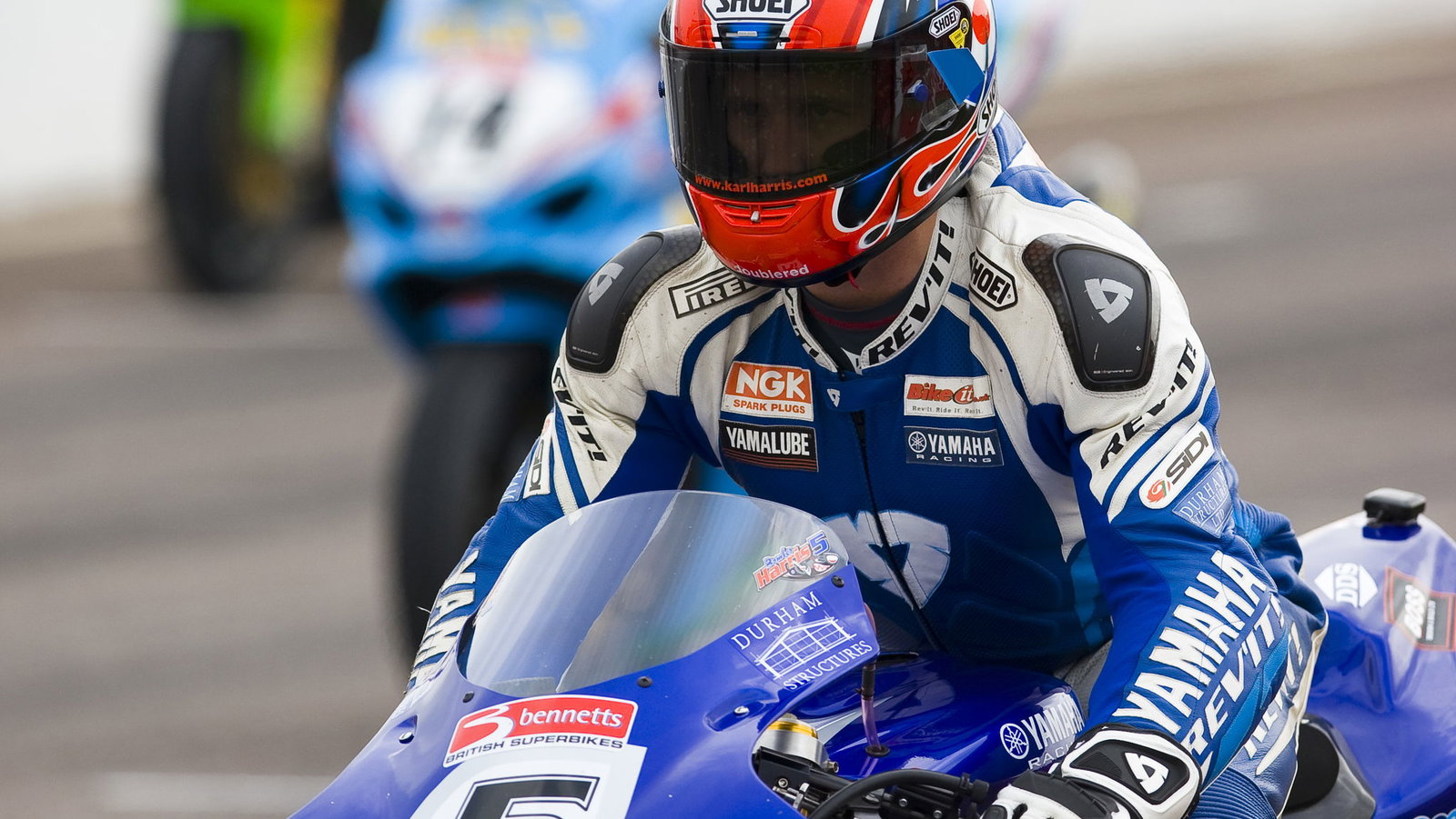 5. Karl Harris RM Yamaha, Yamaha YZF R1, on the grid, race 1