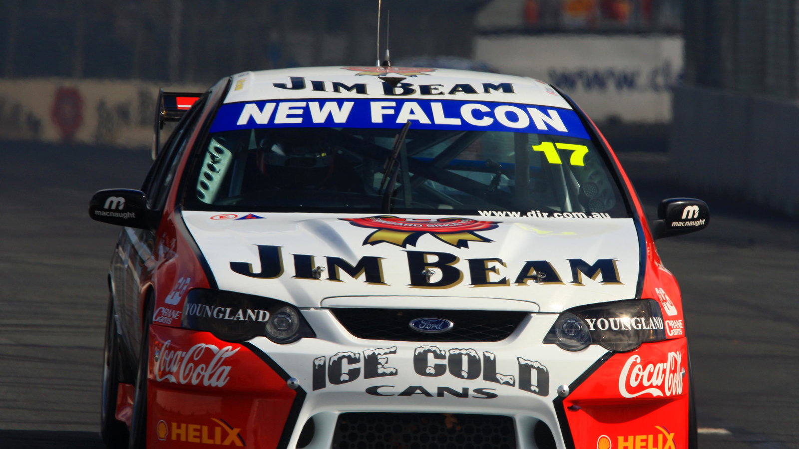Steven johnson (aust) Jim Beam ford V8 SupercarsRd3 Hamilton 400NZ