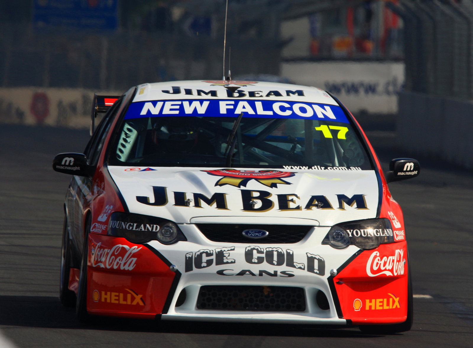 Steven johnson (aust) Jim Beam ford V8 SupercarsRd3 Hamilton 400NZ