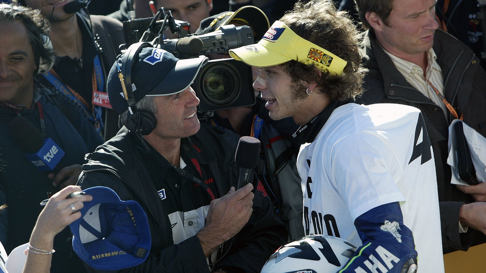 Rossi and Doohan, Australian MotoGP Race 2004