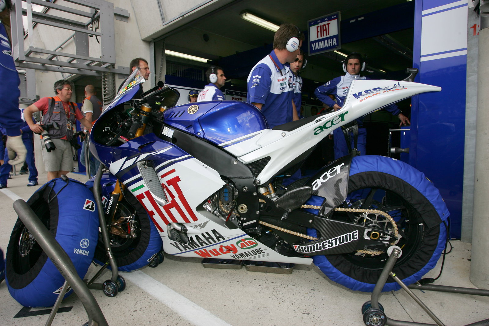 Rossi`s Bike, French MotoGP 2008