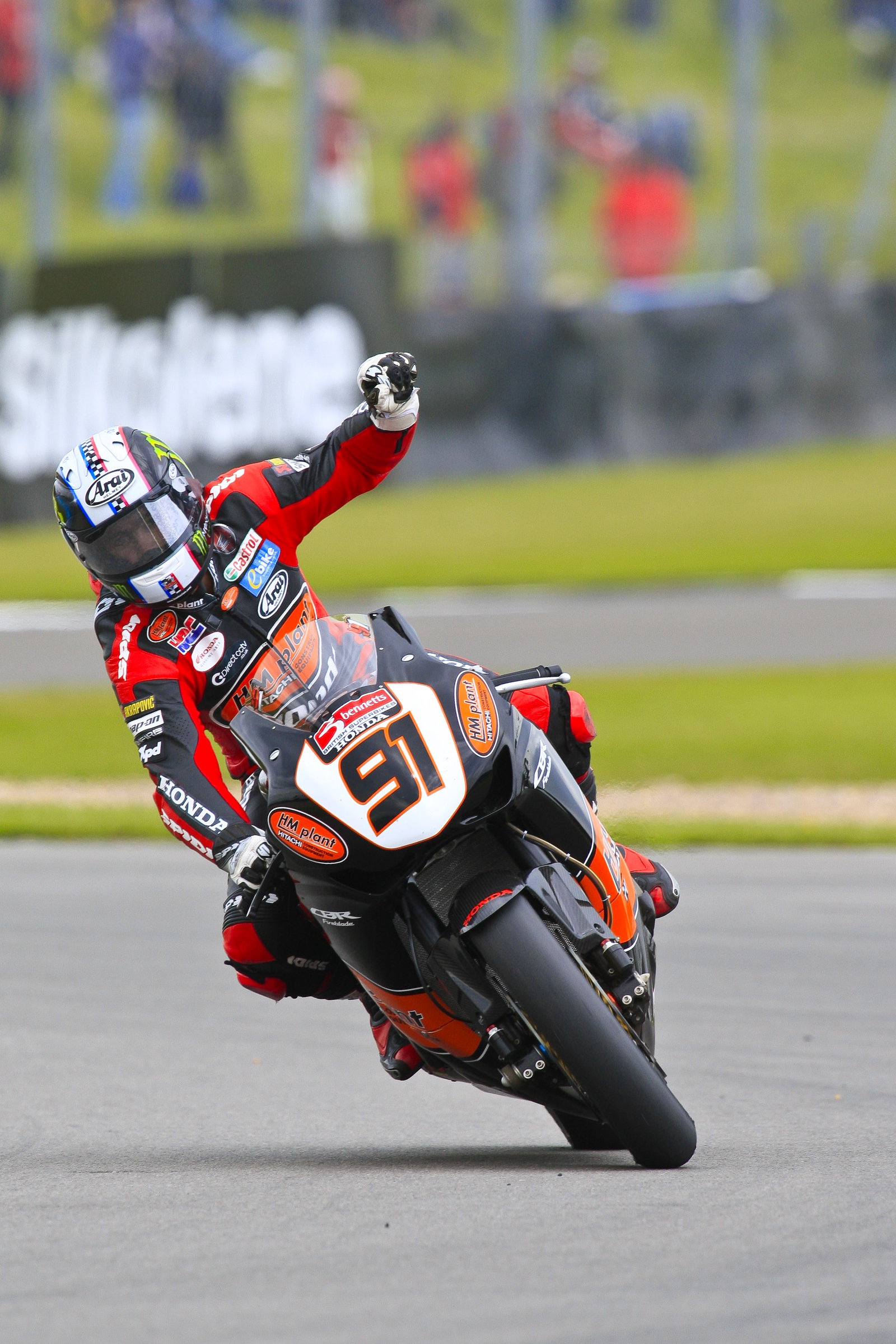 91. Leon Haslam HM Plant Honda, Honda CBR1000RR Fireblade