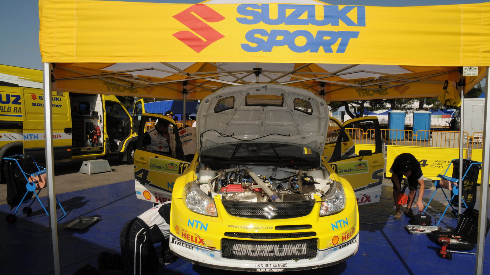 Per-Gunnar Andersson (SUE) Jonas Andersson (SUE), Suzuki SX4, Suzuki World Rally Team