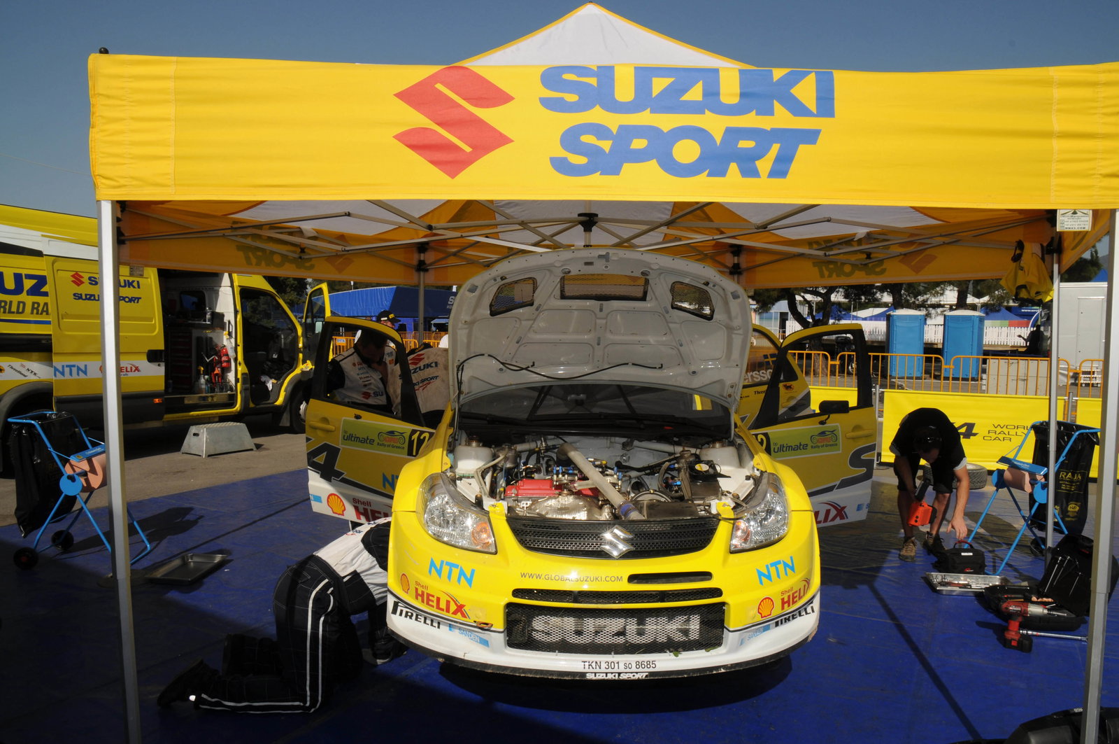 Per-Gunnar Andersson (SUE) Jonas Andersson (SUE), Suzuki SX4, Suzuki World Rally Team