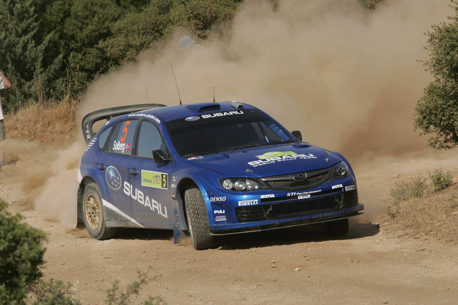 Petter Solberg (NOR) Philip Mills (GBR), Subaru Impreza WRC 2008, Subaru World Rally Team