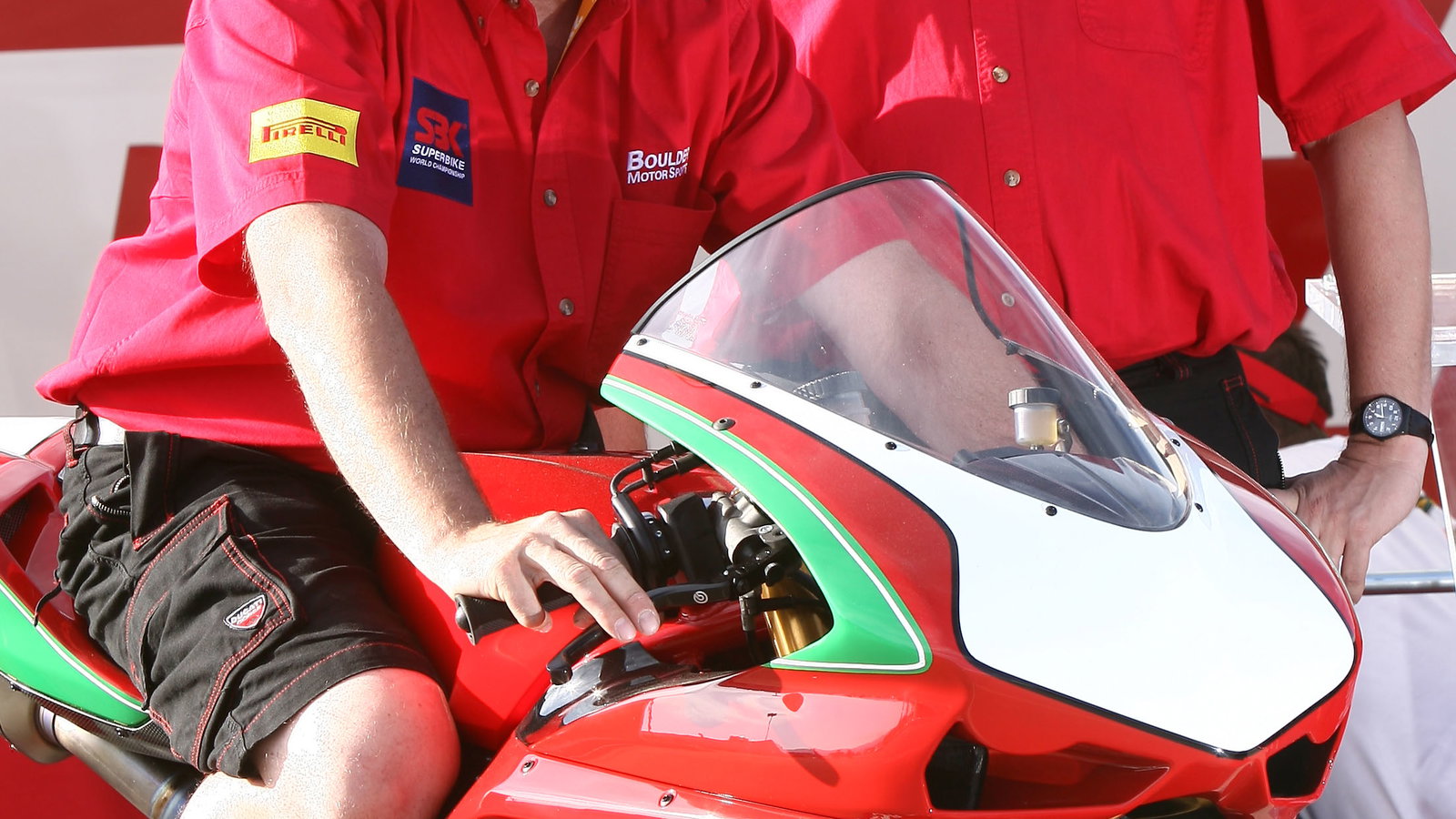 Brian Sharp, Team Manager, Chad, Boulder Ducati racing in WSBK in 2009, USA WSBK 2008