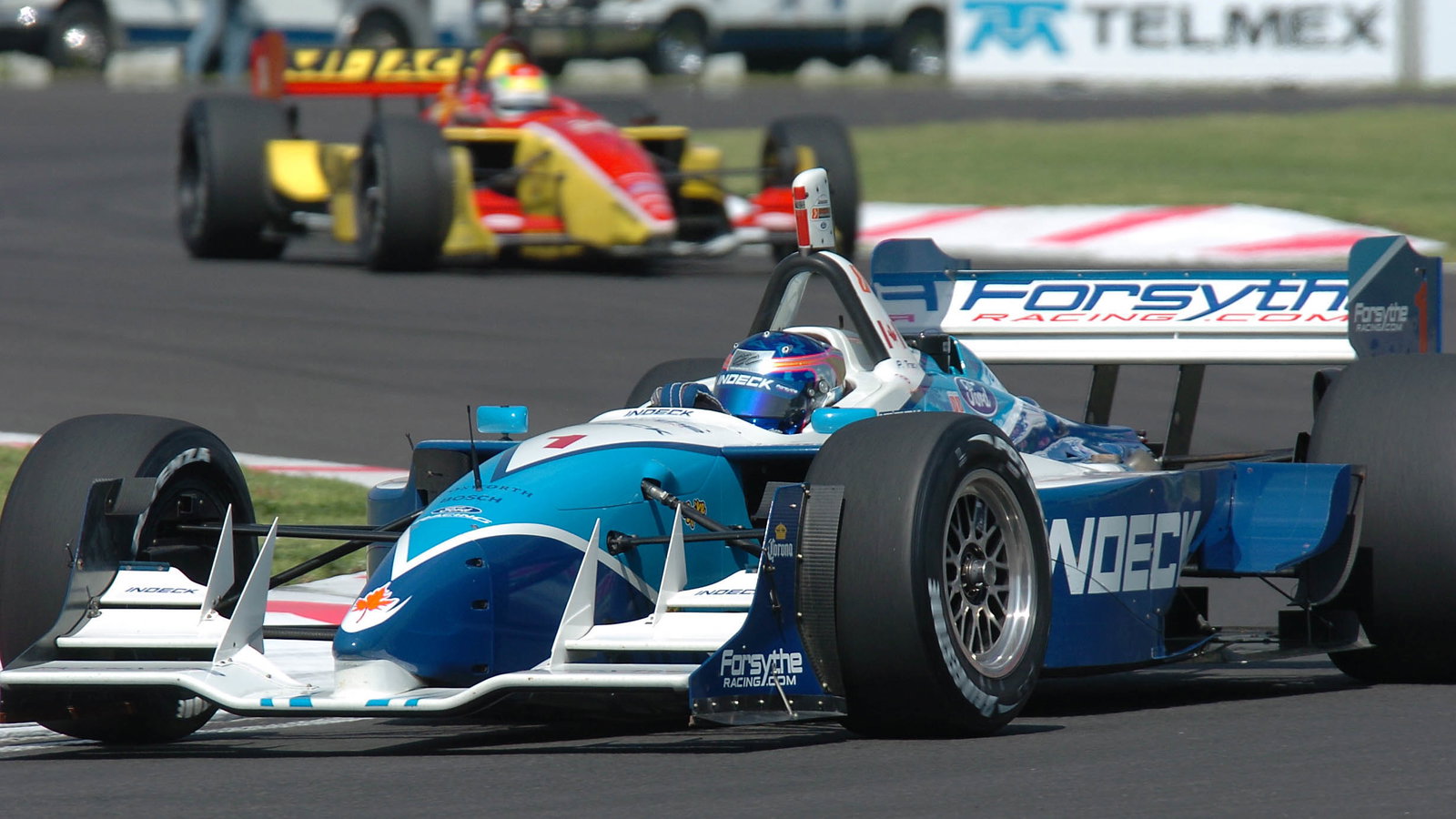 Paul Tracy, Forsythe Racing Lola-Ford, Mexico City 2004.