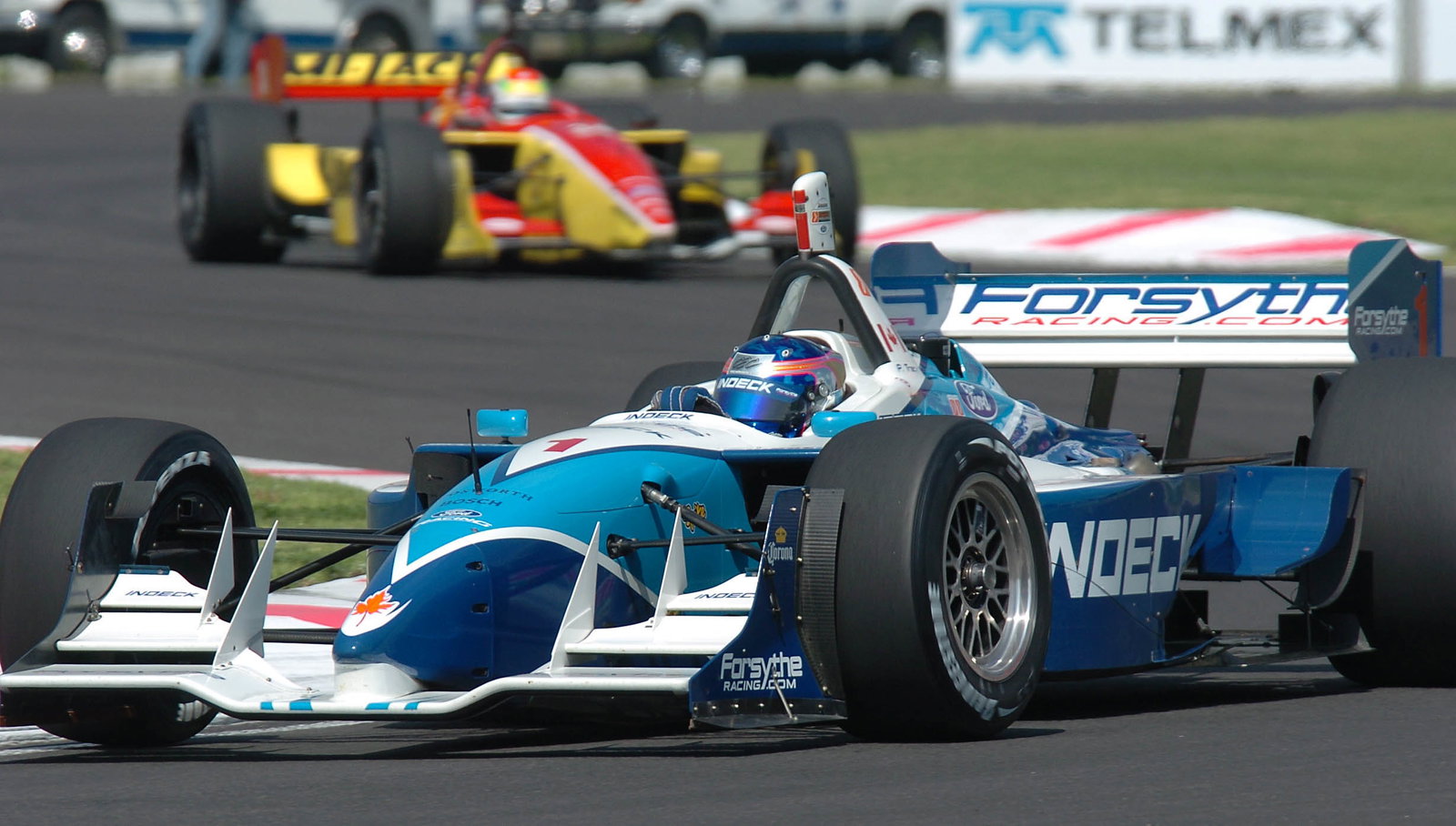 Paul Tracy, Forsythe Racing Lola-Ford, Mexico City 2004.