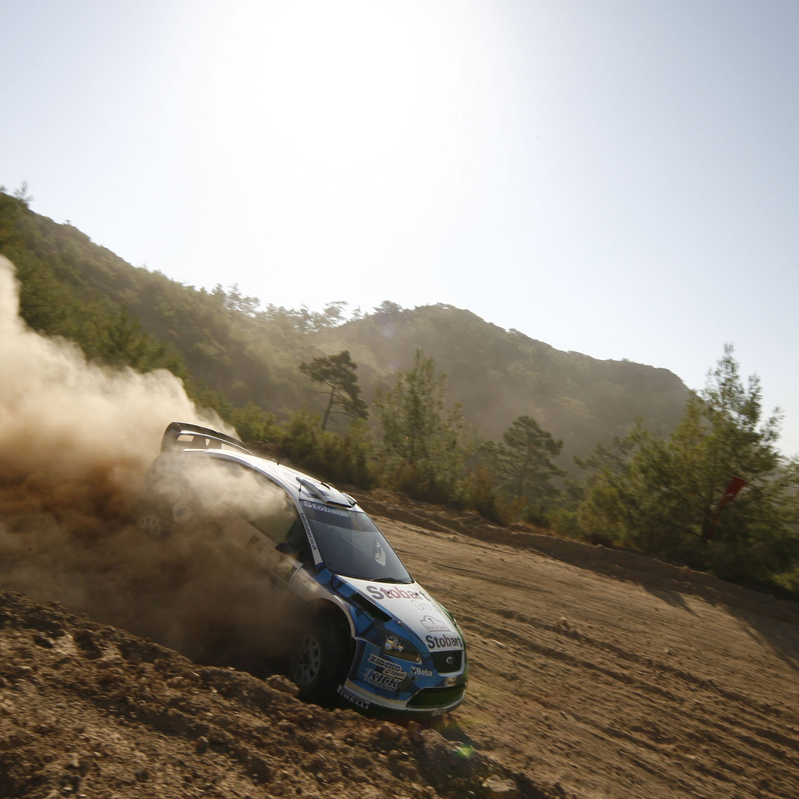 Gigi Galli (ITA) Giovanni Bernacchini (ITA), Ford Focus RS WRC07, Stobart WK M-Sport Ford Rally Team