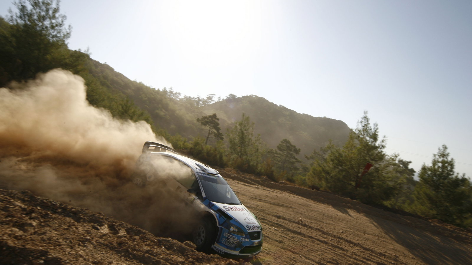 Gigi Galli (ITA) Giovanni Bernacchini (ITA), Ford Focus RS WRC07, Stobart WK M-Sport Ford Rally Team