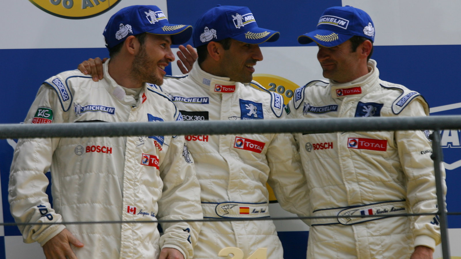 Villeneuve, Gene, Minassian - Peugeot 908 HDi-FAP