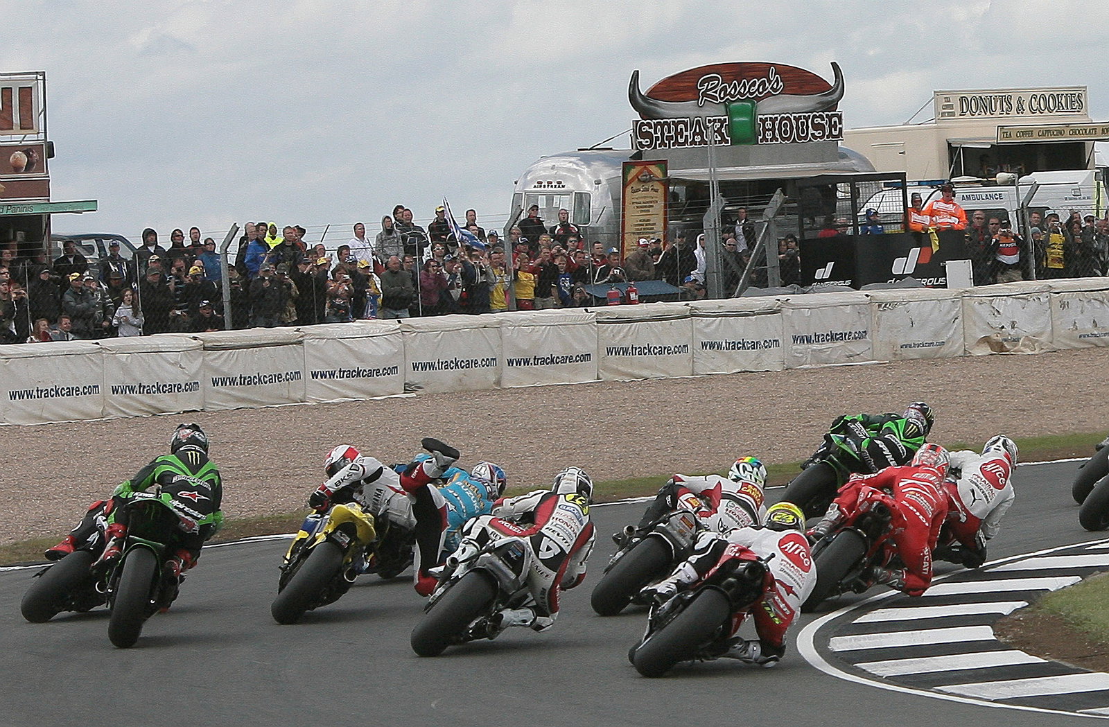 Toseland crash, British MotoGP 2008
