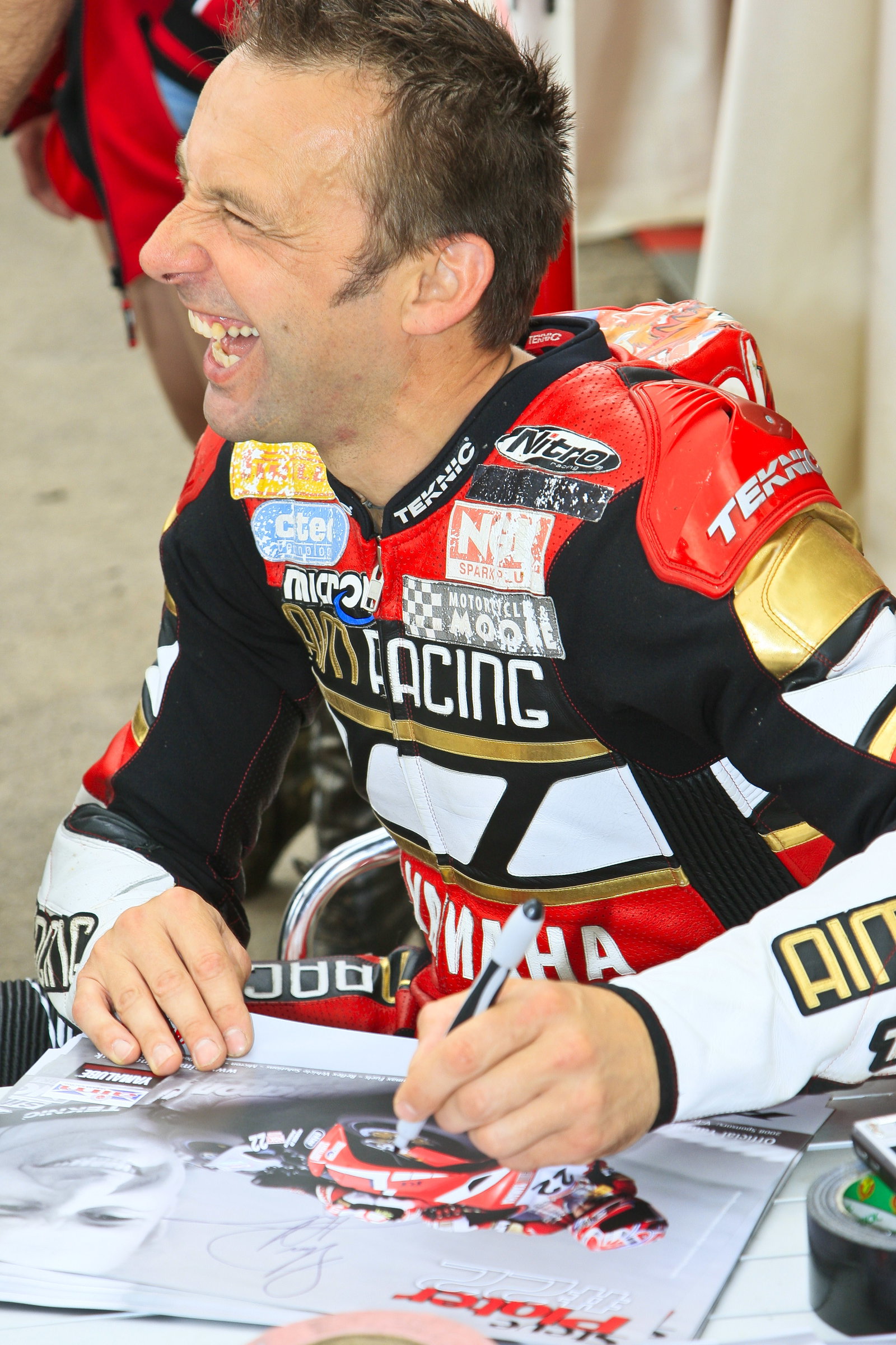 Portrait of no. 22. Steve Plater AIM Yamaha