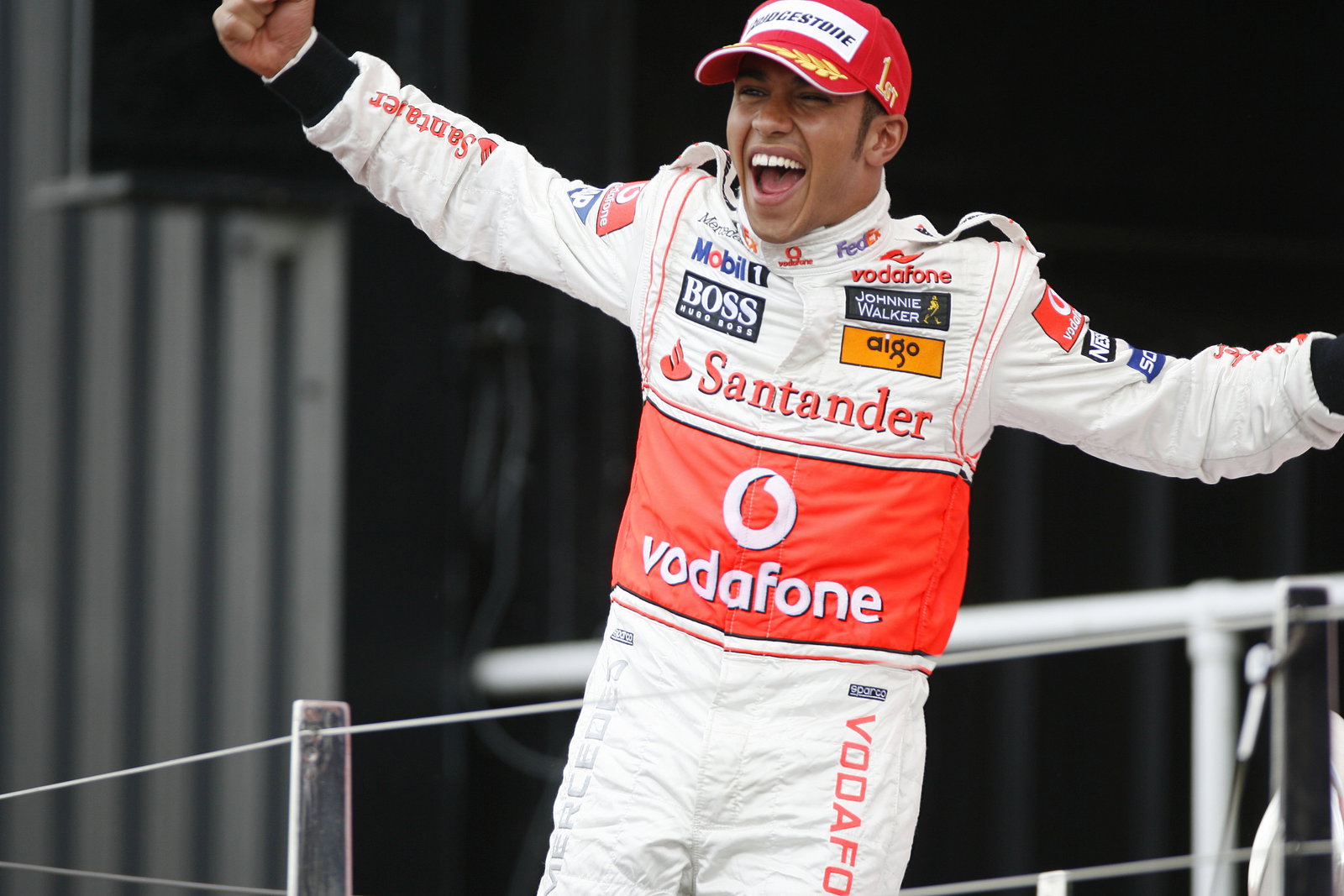 Lewis Hamilton (GBR) McLaren MP4-23, British F1, Silverstone, 4-6th, July, 2008