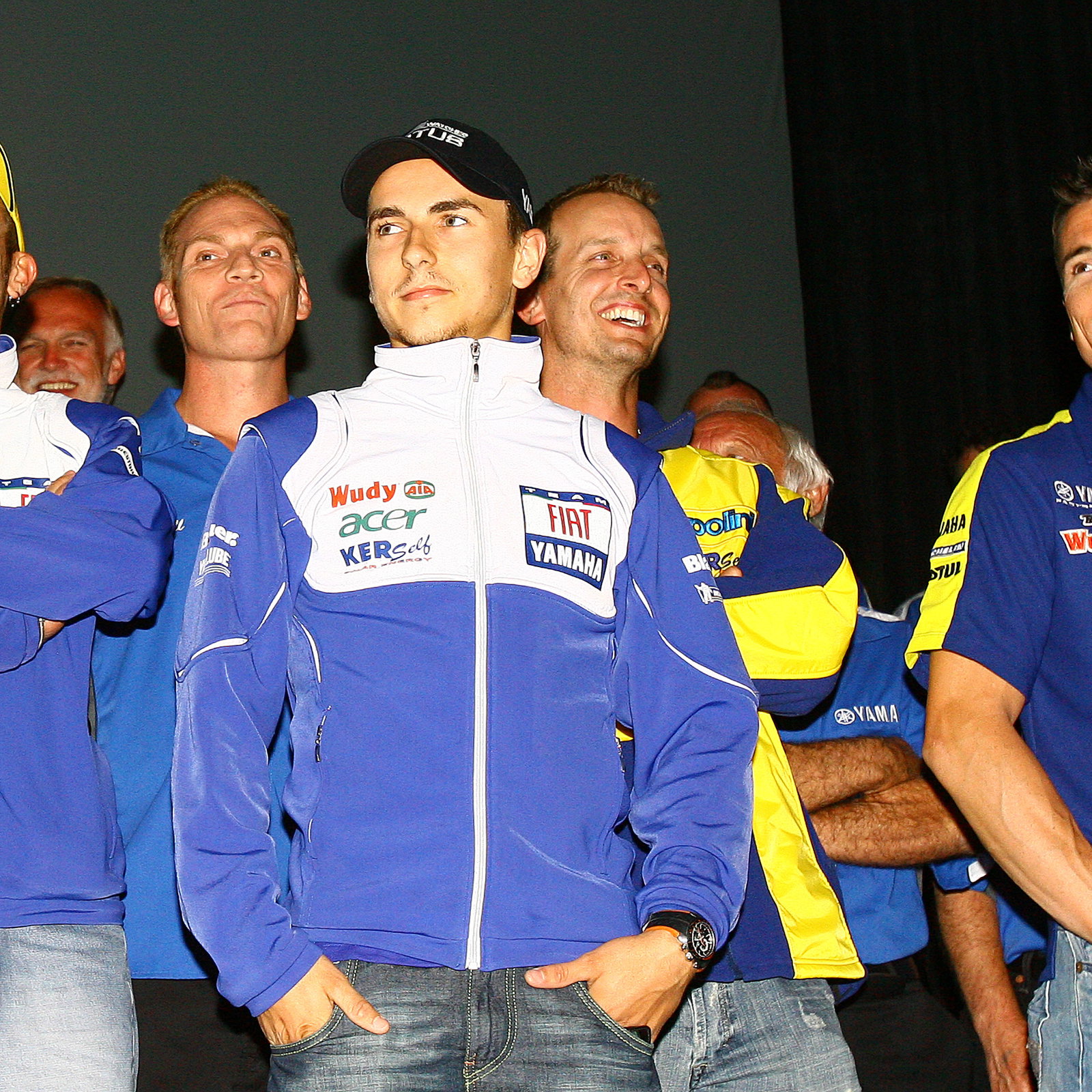 Rossi, Russell, Lorenzo, Edwards, Toseland, USA MotoGP 2008