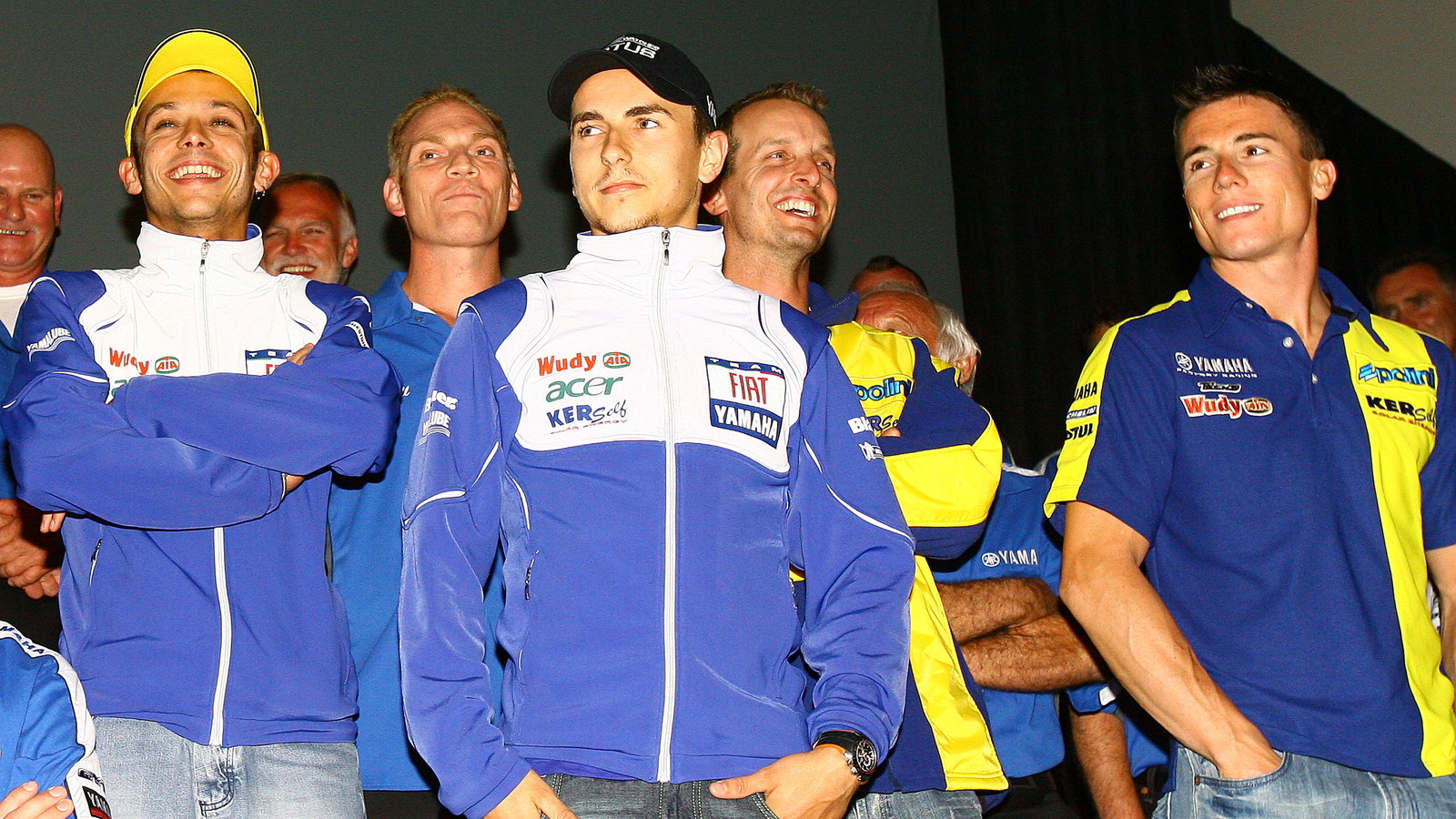 Rossi, Russell, Lorenzo, Edwards, Toseland, USA MotoGP 2008