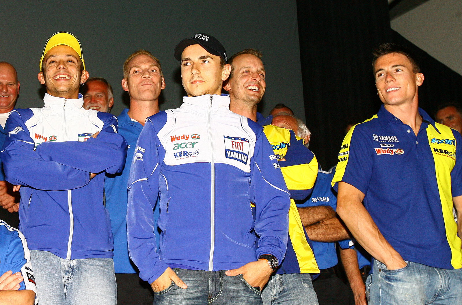 Rossi, Russell, Lorenzo, Edwards, Toseland, USA MotoGP 2008