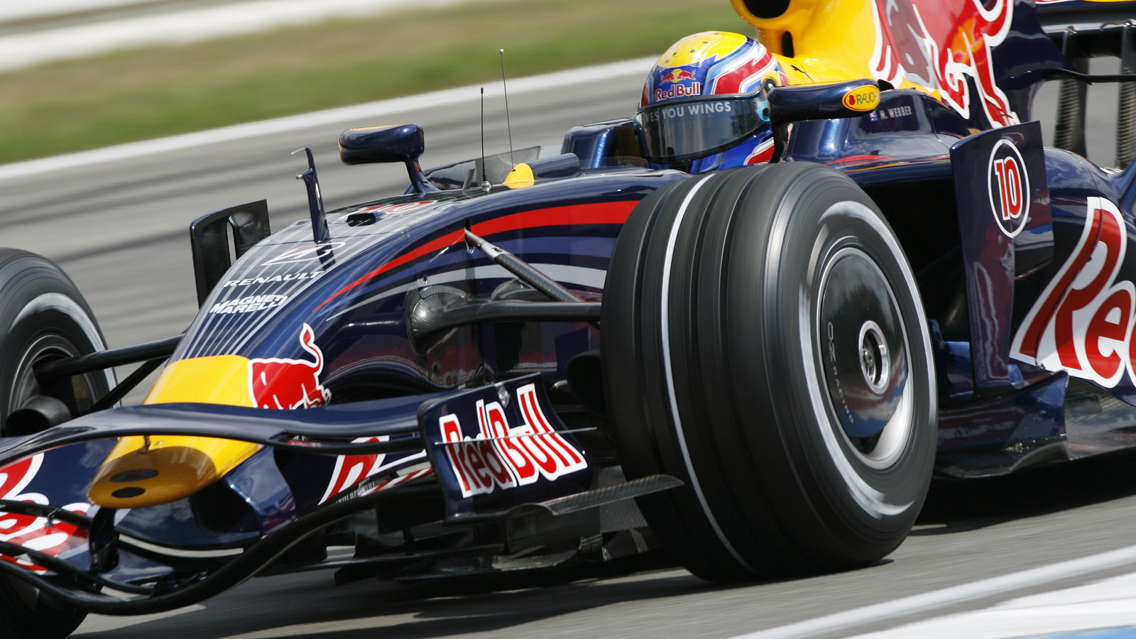 Mark Webber (AUS) Red Bull RB4, German F1 Grand Prix, Hockenheim, 18th-20th, July, 2008