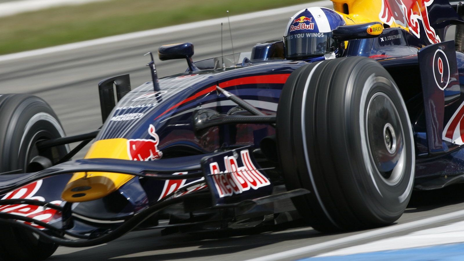 David Coulthard (GBR) Reb Bull RB4, German F1 Grand Prix, Hockenheim, 18th-20th, July, 2008