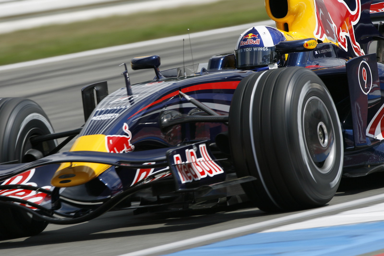 David Coulthard (GBR) Reb Bull RB4, German F1 Grand Prix, Hockenheim, 18th-20th, July, 2008