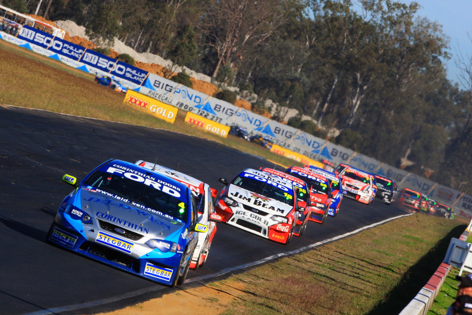 James Courtney (aust) Corinthian Doors SBR Ford
V8 Supercars City of Ipswich 400
Rd 7 Qld Racewa