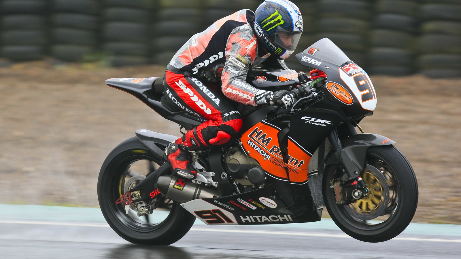 91. Leon Haslam HM Plant Honda, Honda CBR1000RR Fireblade