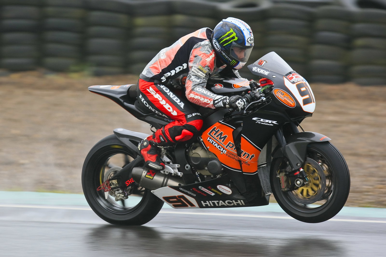 91. Leon Haslam HM Plant Honda, Honda CBR1000RR Fireblade