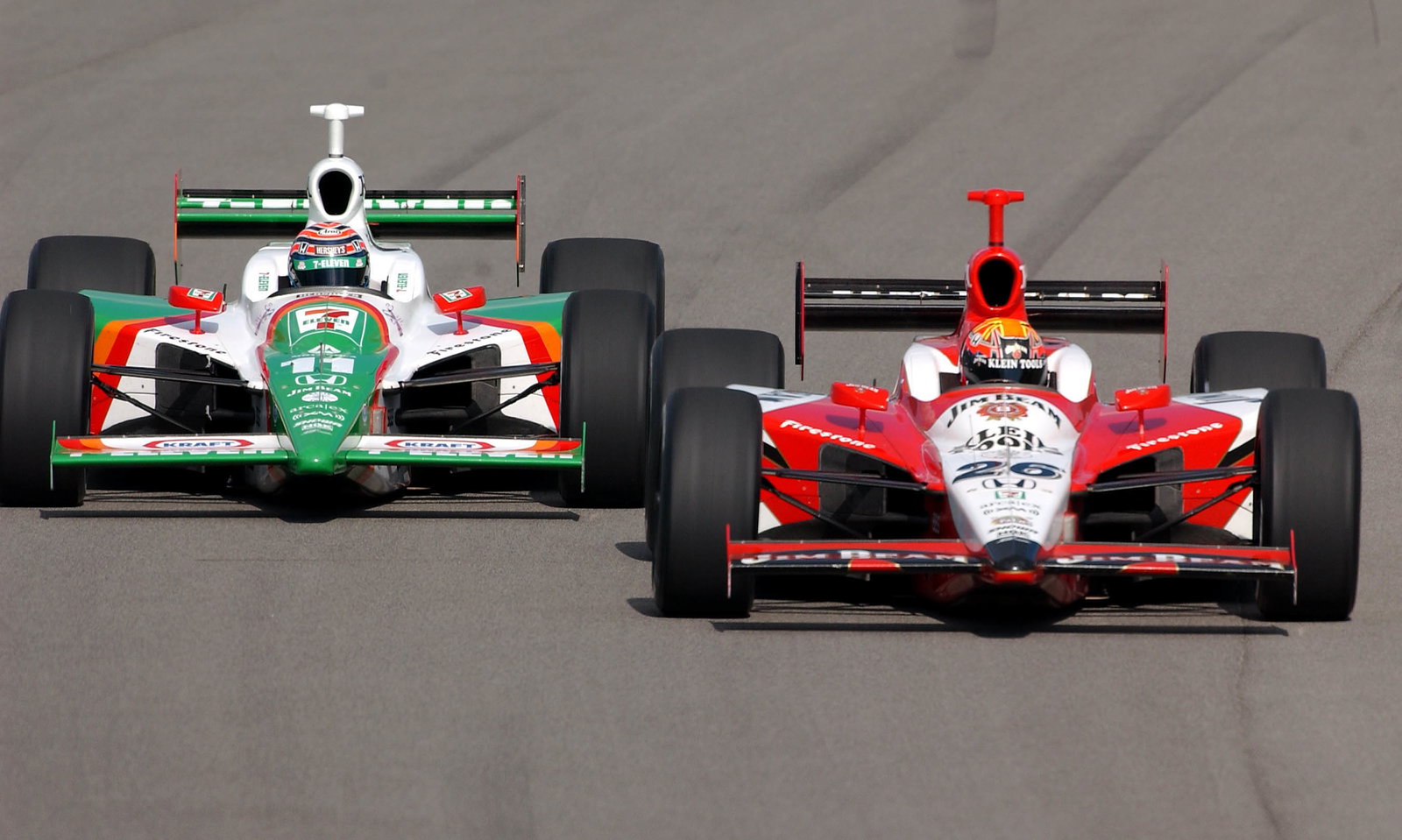 irl indycar series jan. 19-22, 2005
open test homestead-miami speedway
dan wheldon and tony kanna