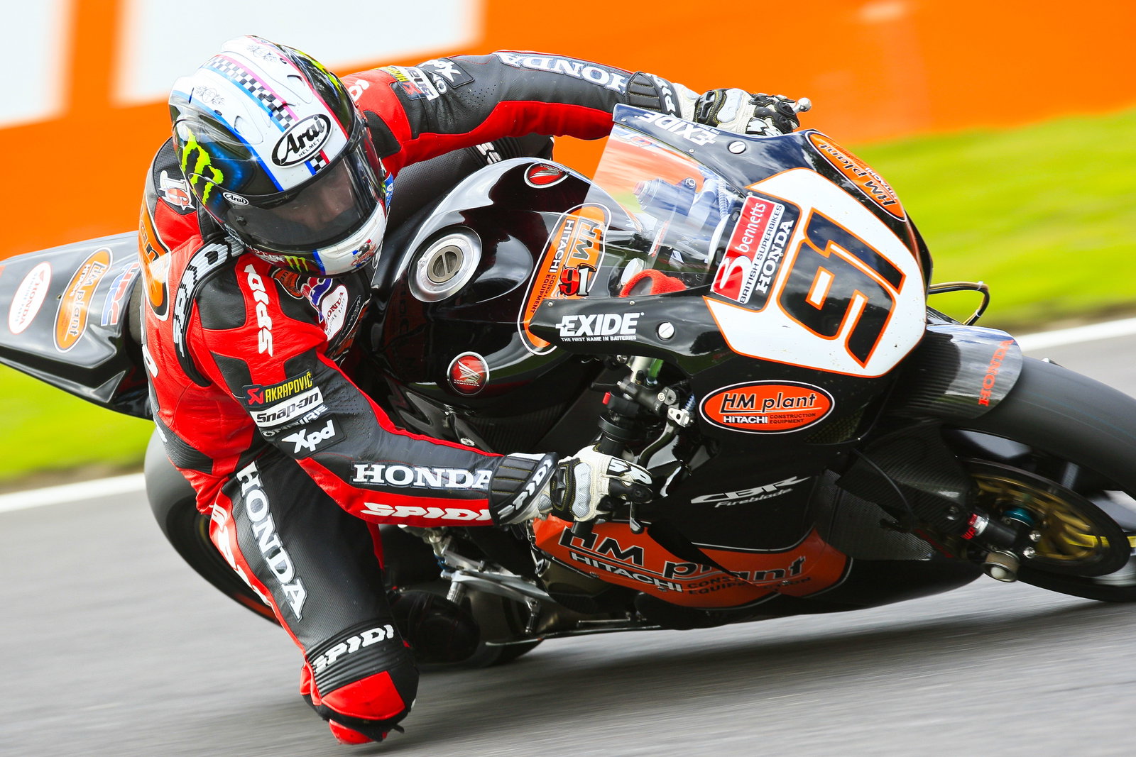 91. Leon Haslam HM Plant Honda, Honda CBR1000RR Fireblade