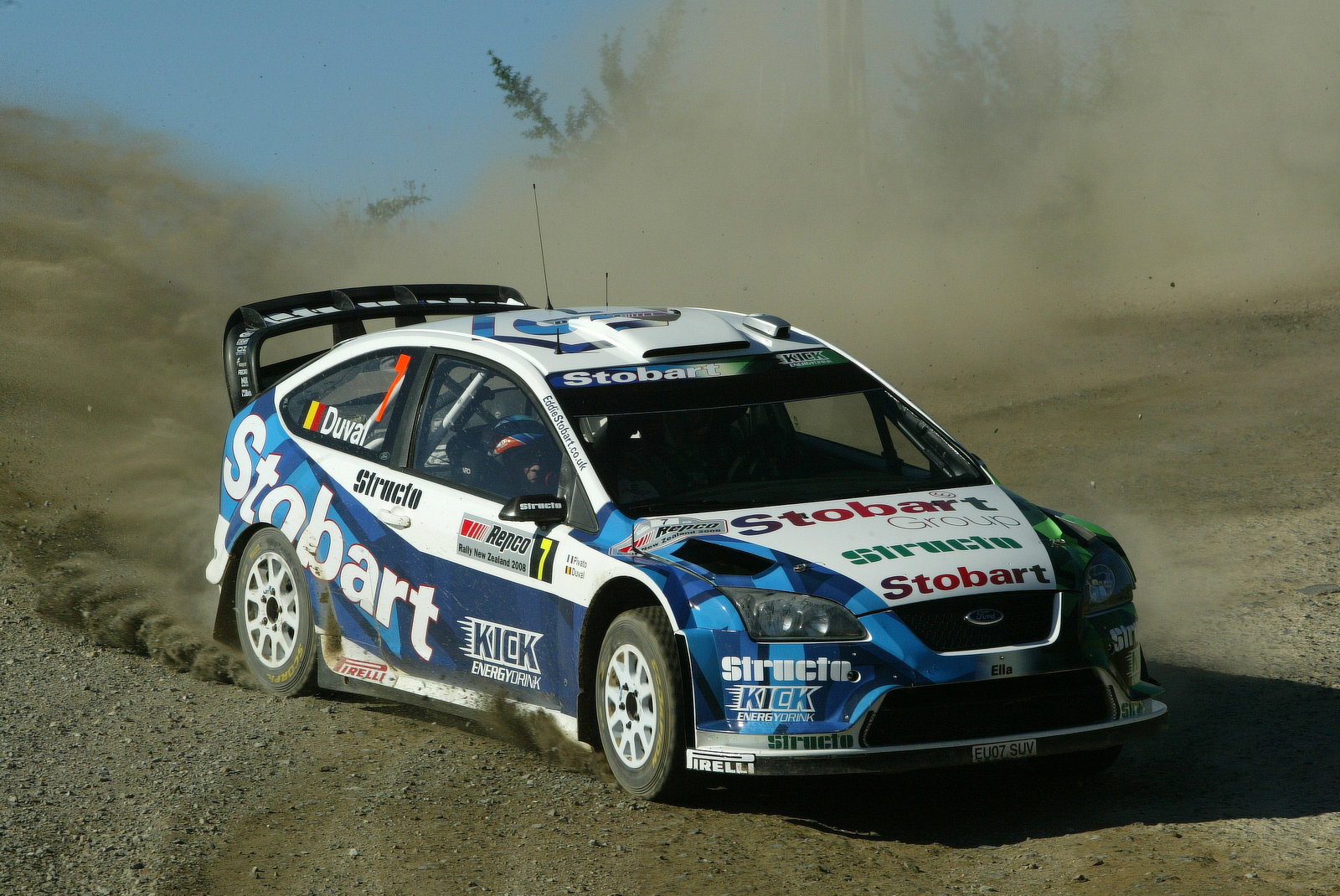 Francois Duval (B) Patrick Pivato (B) Ford Focus RS WRC 07