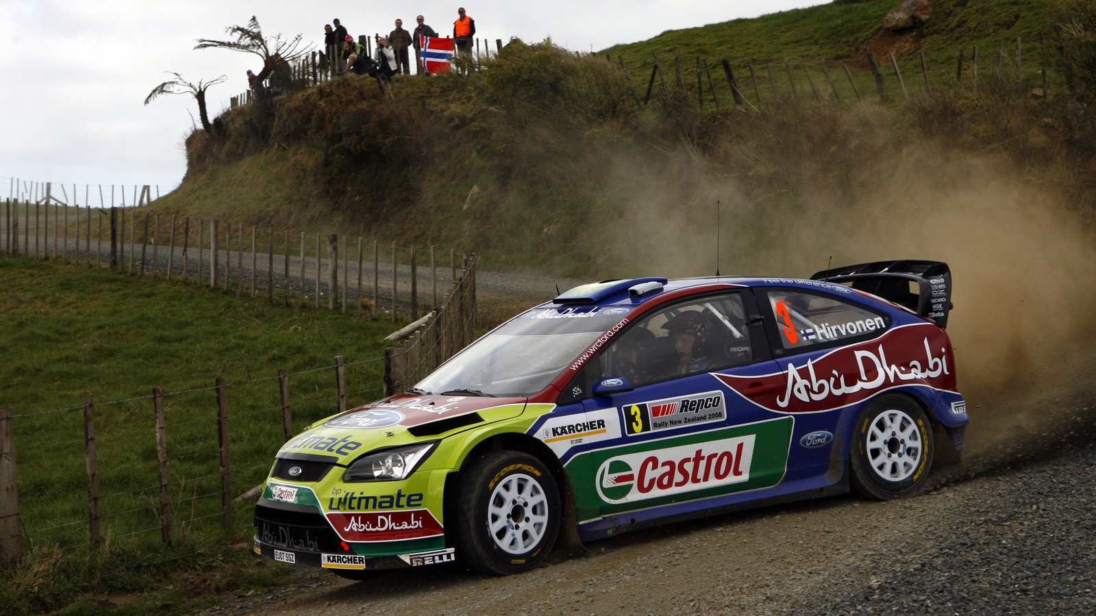 Mikko Hirvonen (FIN) Jarmo Lehtinen (FIN) Ford Focus RS WRC 07