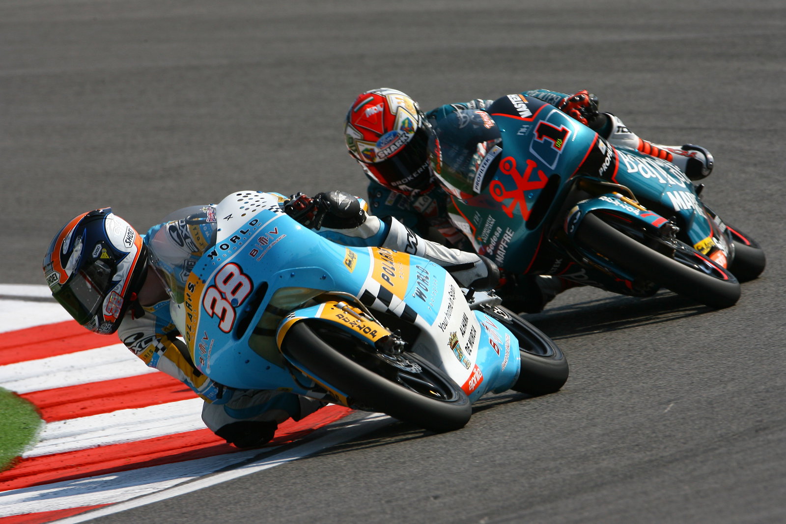 Smith, Talmacsi, San Marino 125GP Race 2008