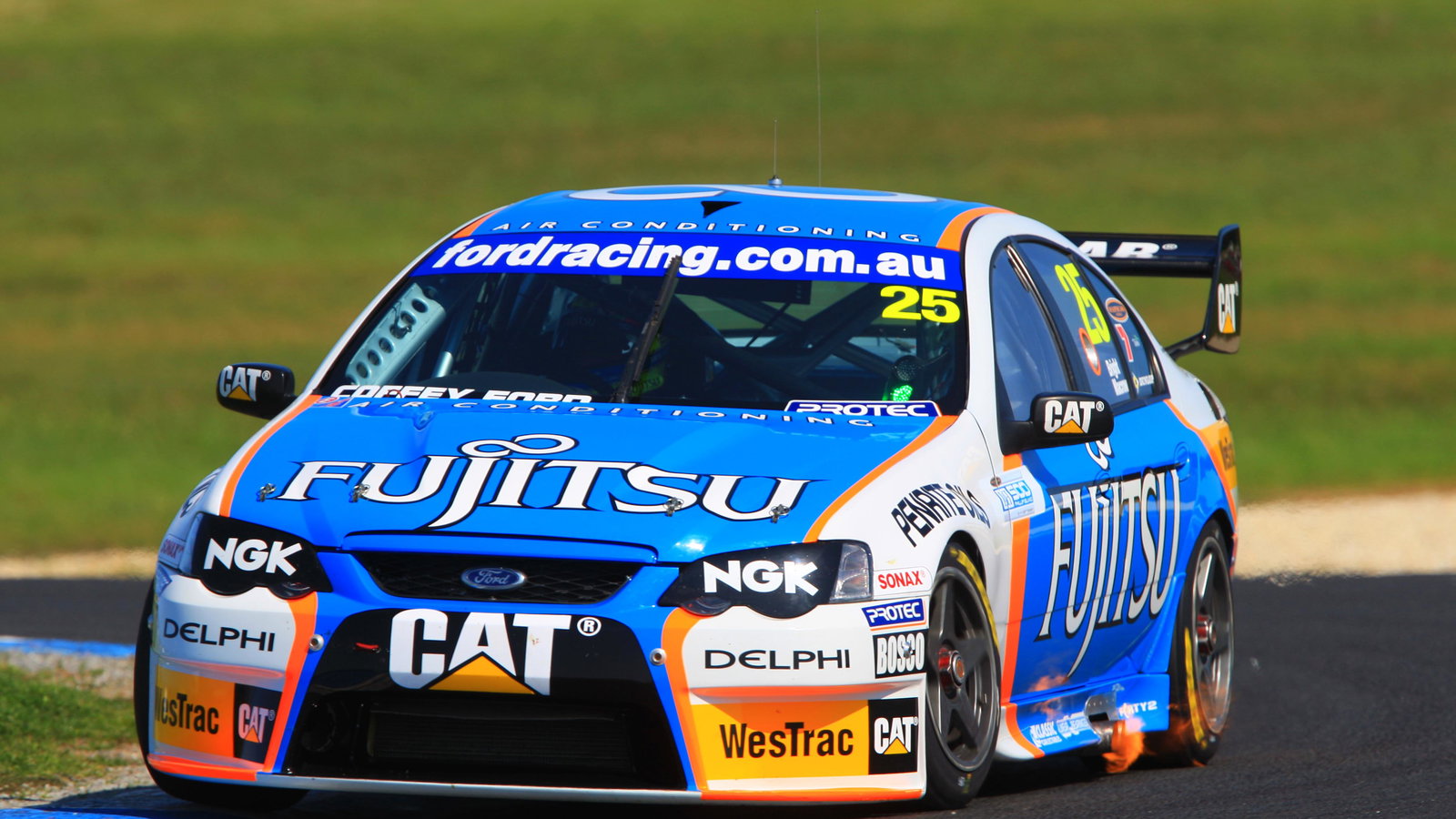 Jason Bright & Adam Macrow (Aust) Fujitsu Britek Ford
L& H 500, Rd 9 V8 Supercars
Phillip Island