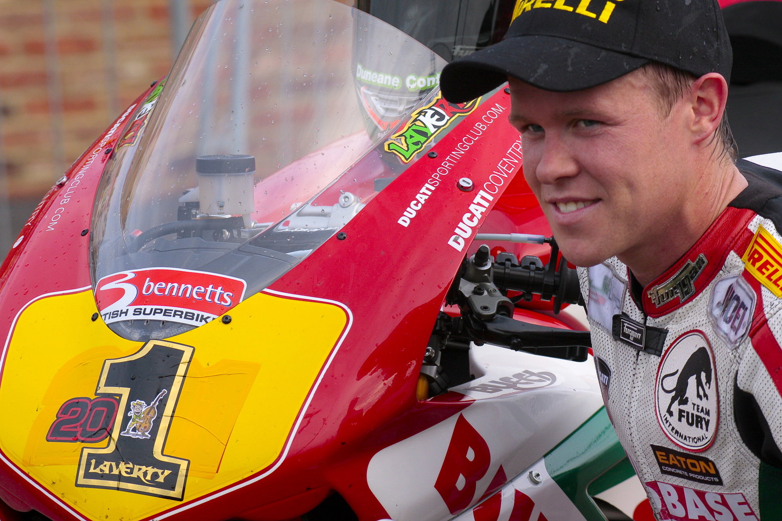 BSB Croft. Race 1. John Laverty 201. Buildbase NW 200 Ducati. Superbike Cup Winner.