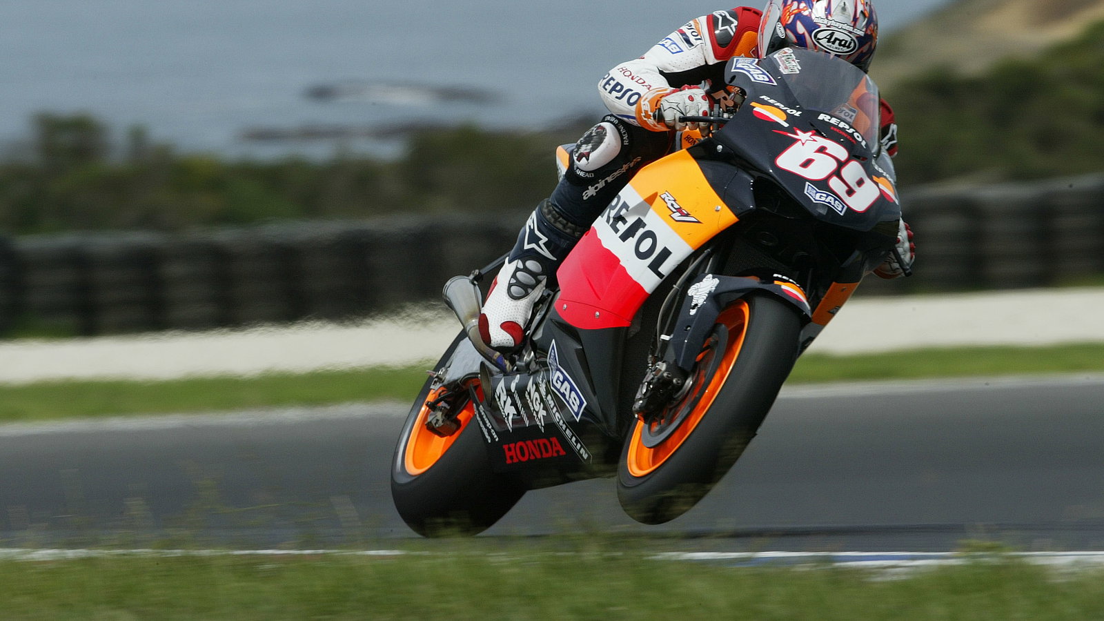 Hayden, Phillip Island MotoGP Test, 17-19th February, 2005