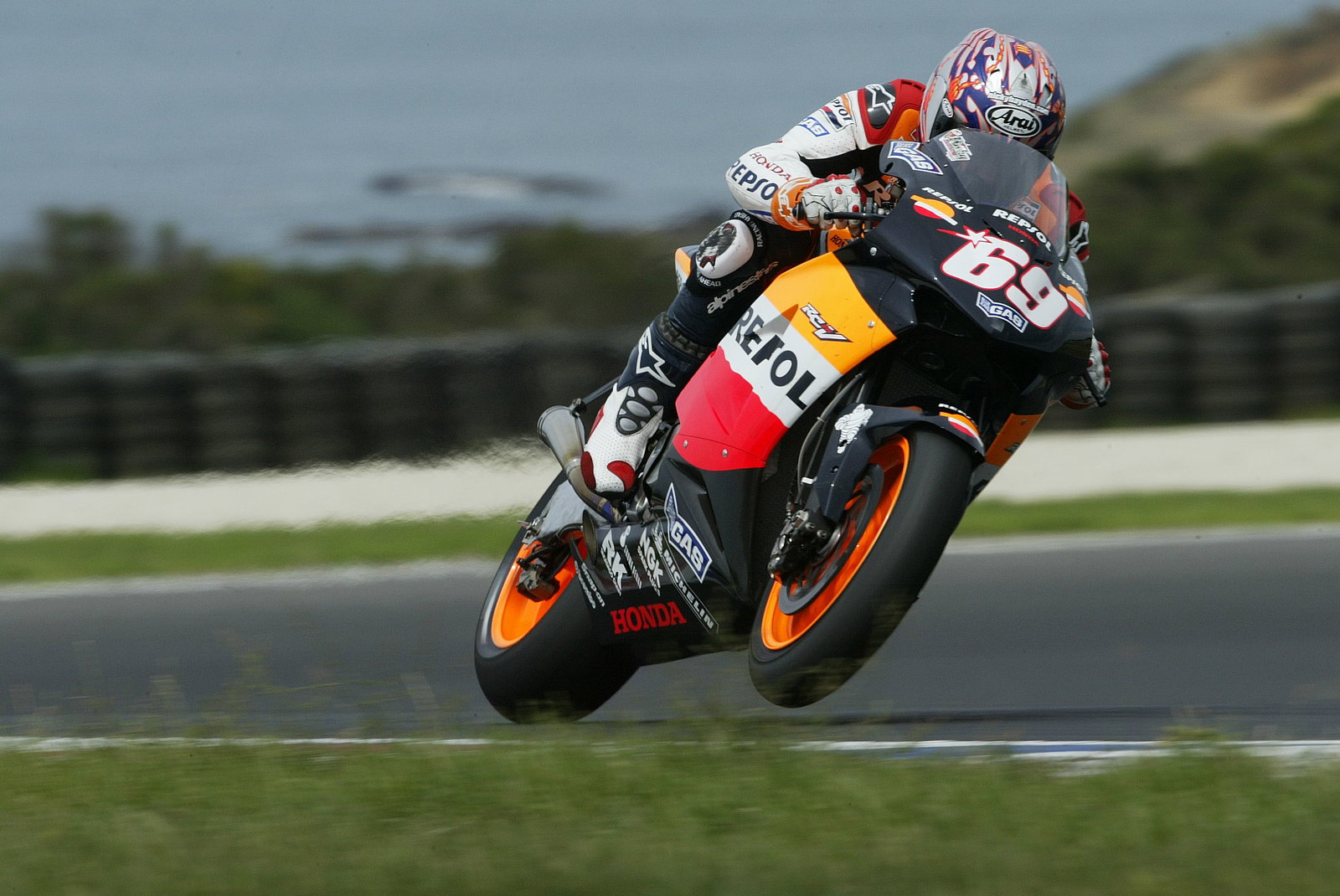 Hayden, Phillip Island MotoGP Test, 17-19th February, 2005