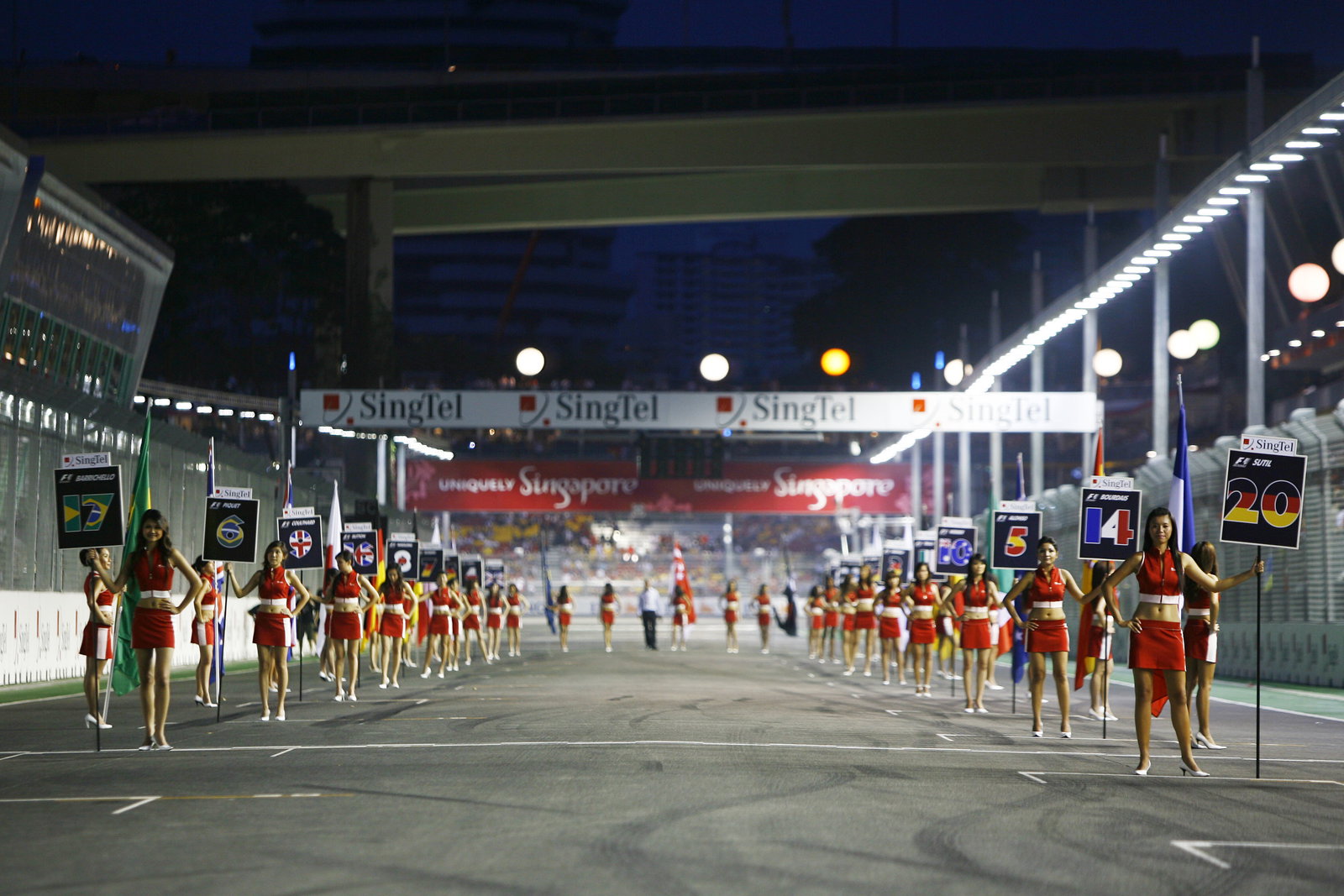 F1 babes, Singapore F1 Grand Prix, 26th-28th, September 2008