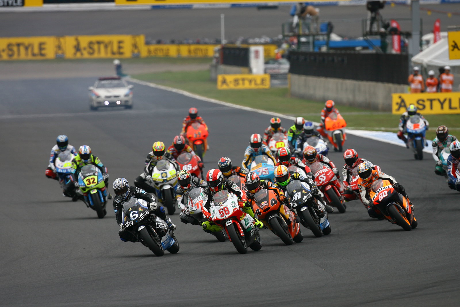 Start, Japanese 250GP 2008