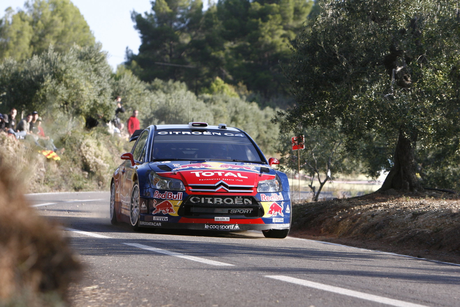 Sebastian Loeb (F) - Daniel Elena (MC) Citroen C4 WRC, Citroen Total World Rally Team