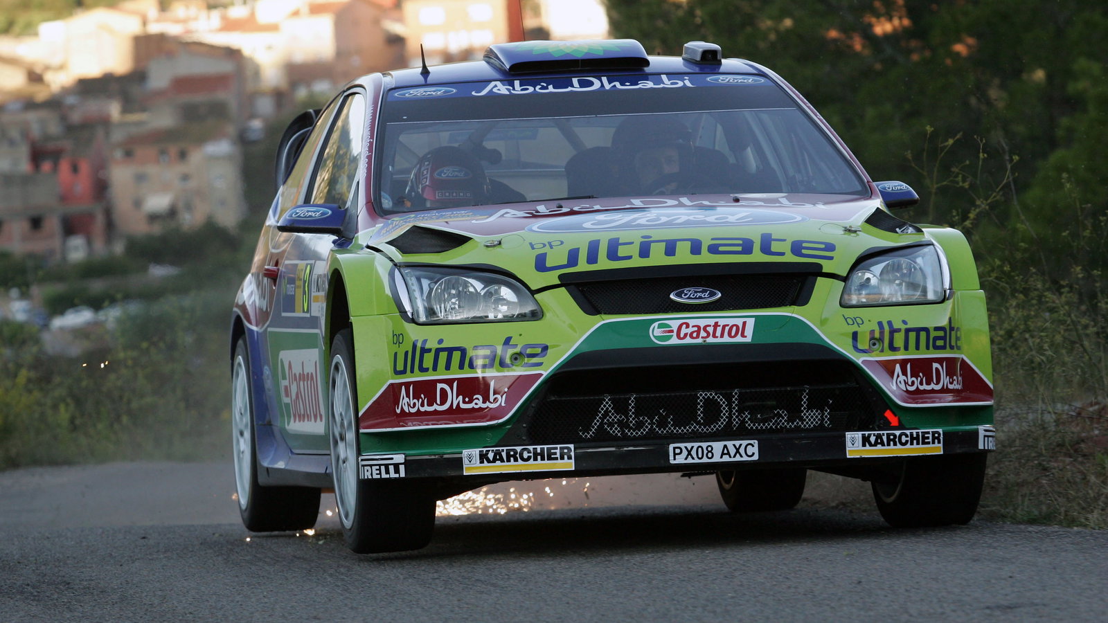 Mikko Hirvonen (FIN) Jarmo Lehtinen(FIN), Ford Focus RS WRC07, BP Ford Abu Dhabi World Rally Team