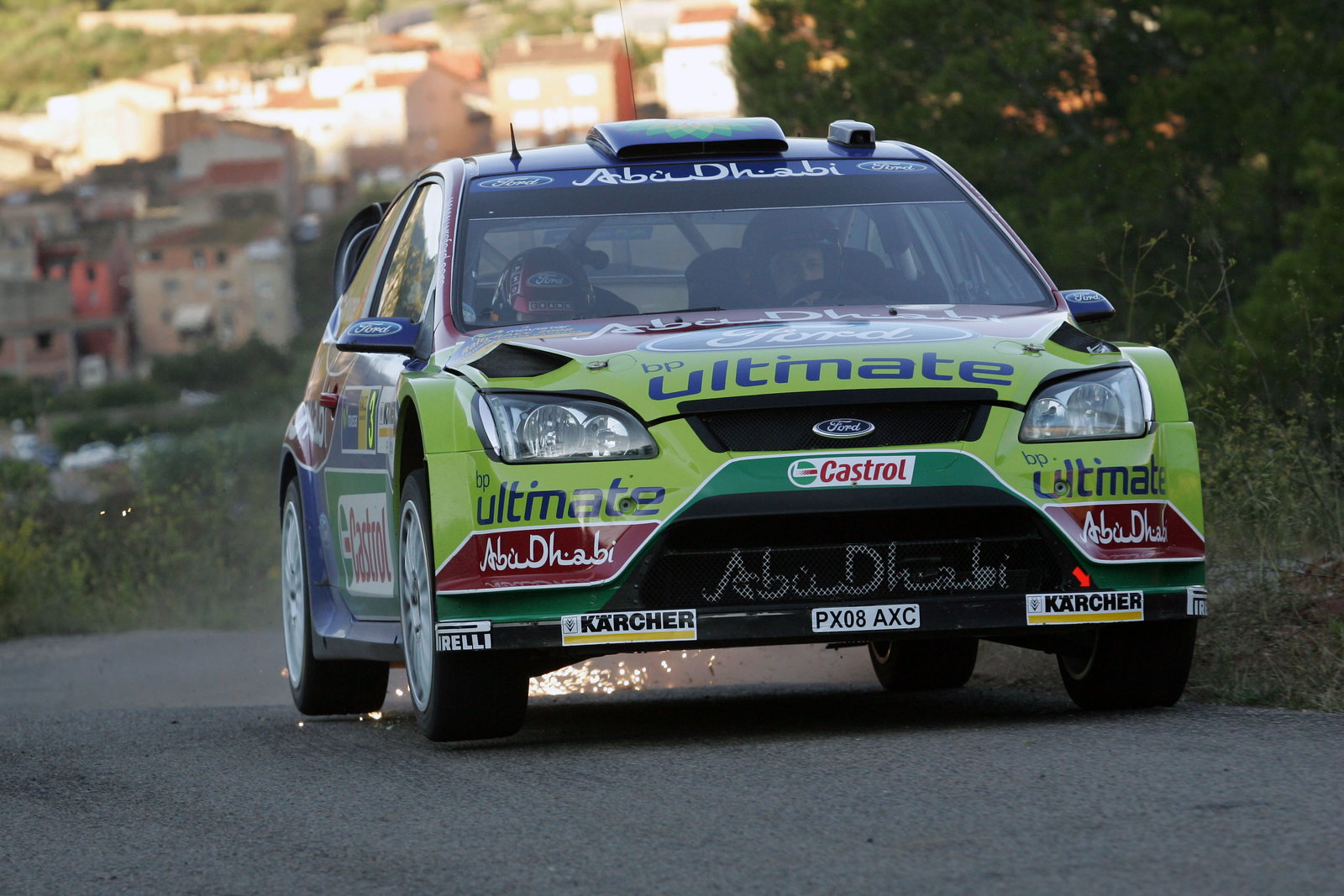 Mikko Hirvonen (FIN) Jarmo Lehtinen(FIN), Ford Focus RS WRC07, BP Ford Abu Dhabi World Rally Team