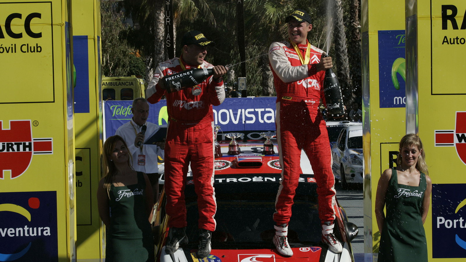 Martin Prokop (CZ) Jan Tomanek (CZ) Citroen C2 S1600; Junior WRC winner