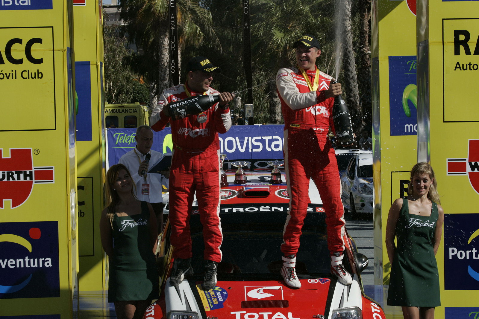 Martin Prokop (CZ) Jan Tomanek (CZ) Citroen C2 S1600; Junior WRC winner