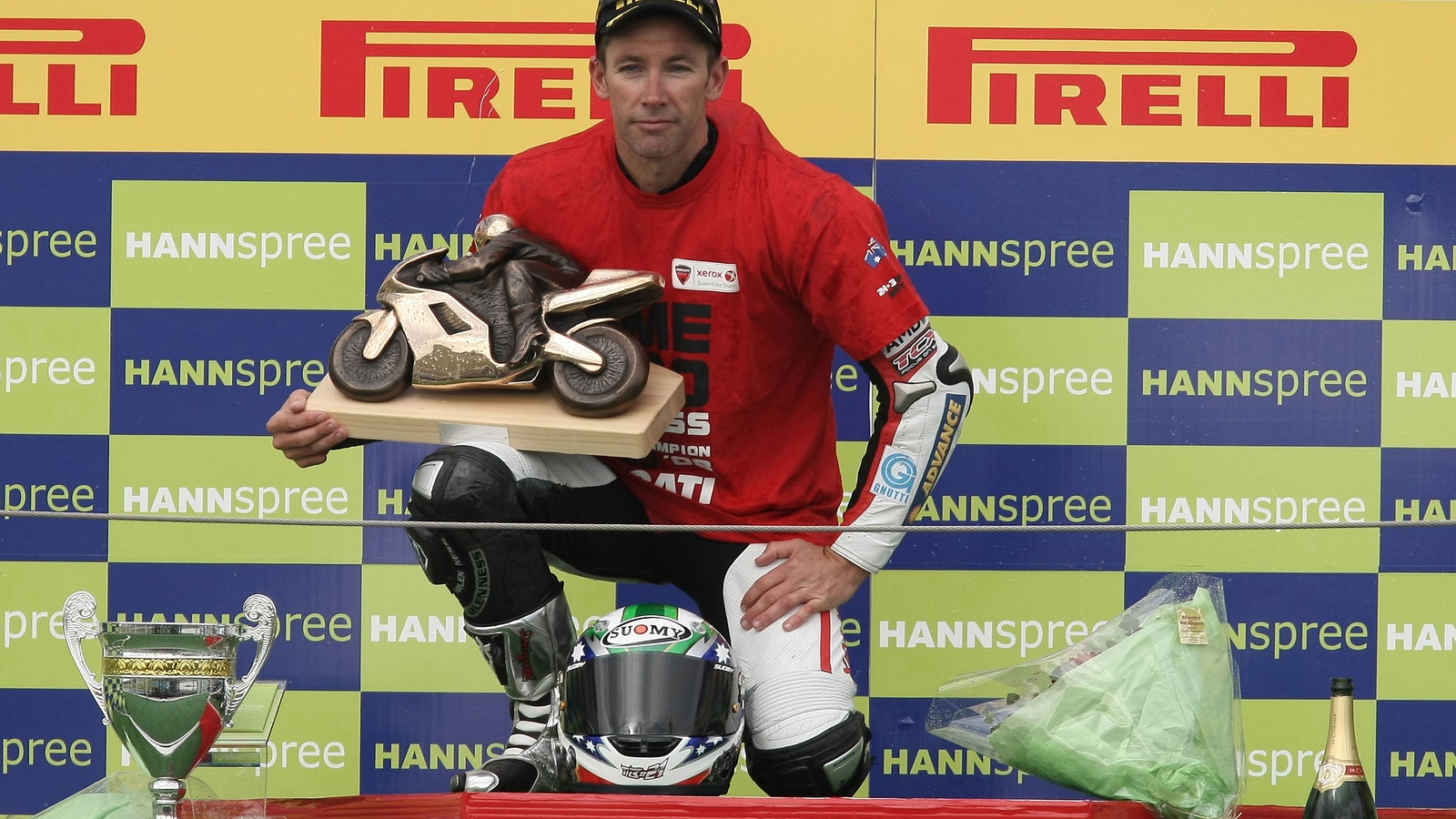 Bayliss, 2008 WSBK Champion, French WSBK Race 1 2008