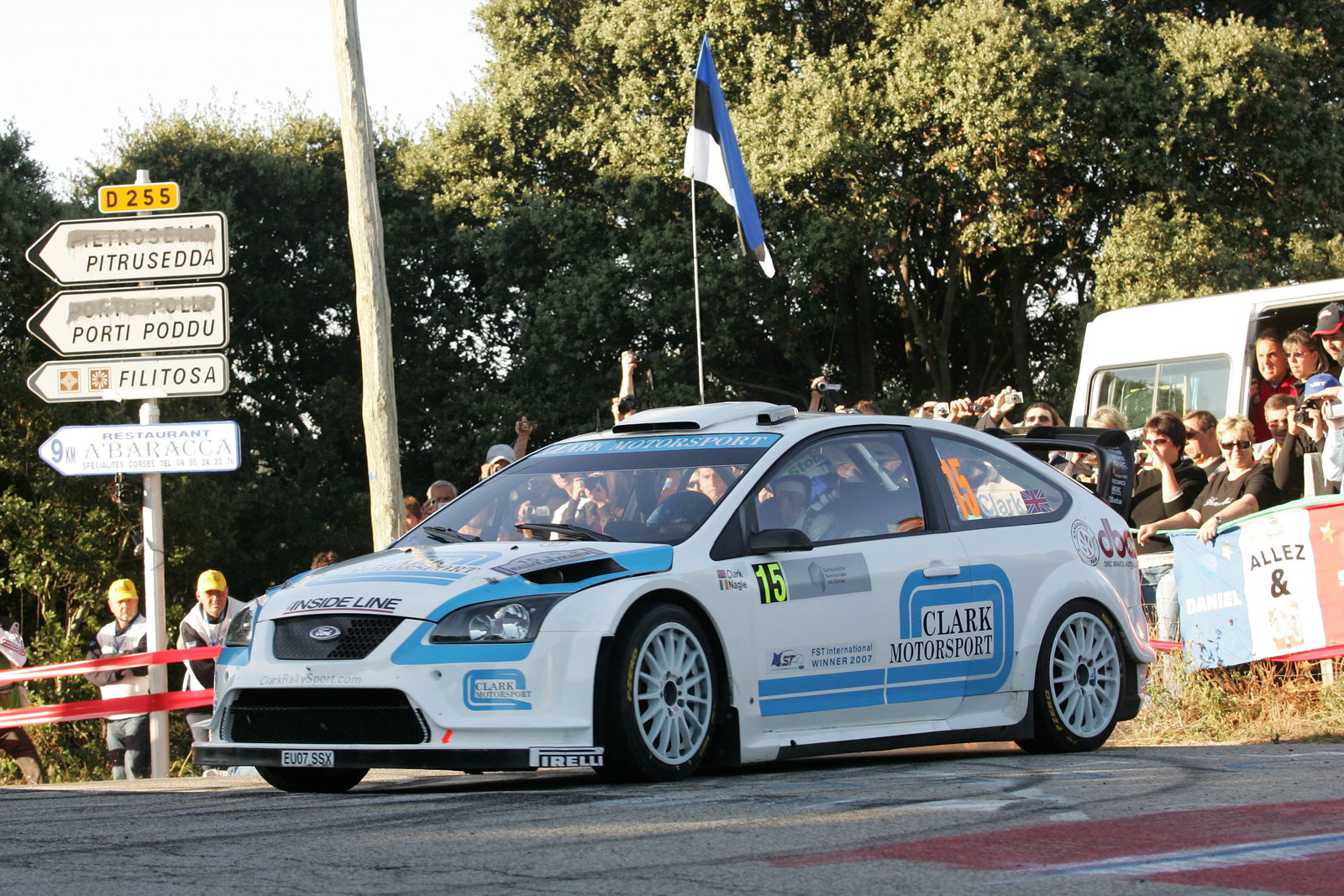 Barry Clark (GB) Paul Nagle (GB), Ford Focus RS WRC07, Stobart WK M-Sport Ford Rally Team