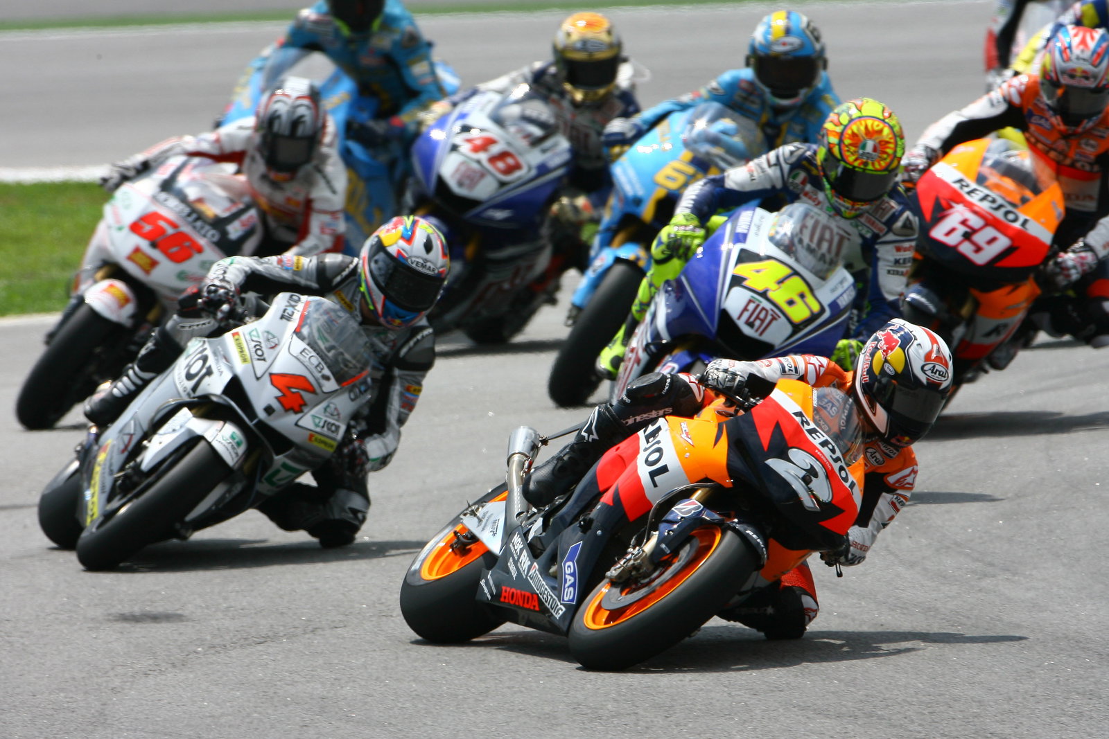 Pedrosa, Dovizioso, Malaysian MotoGP Race 2008
